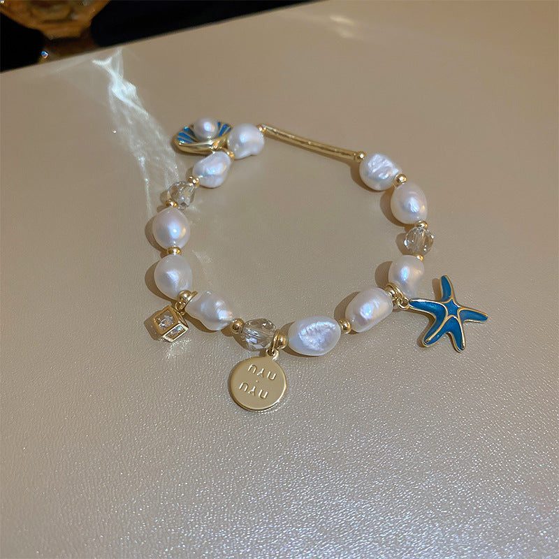 Pearlora™The Pearl Collection | Baroque Freshwater Pearl Bangle