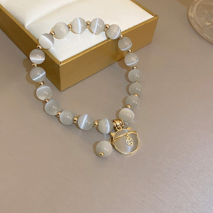 Pearlora™Golden Heart Pearl Bracelet | A Timeless Symbol of Love