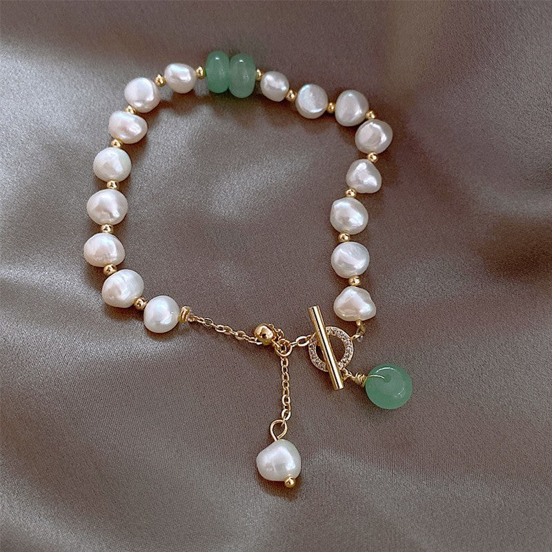 Pearlora™The Pearl Collection | Baroque Freshwater Pearl Bangle