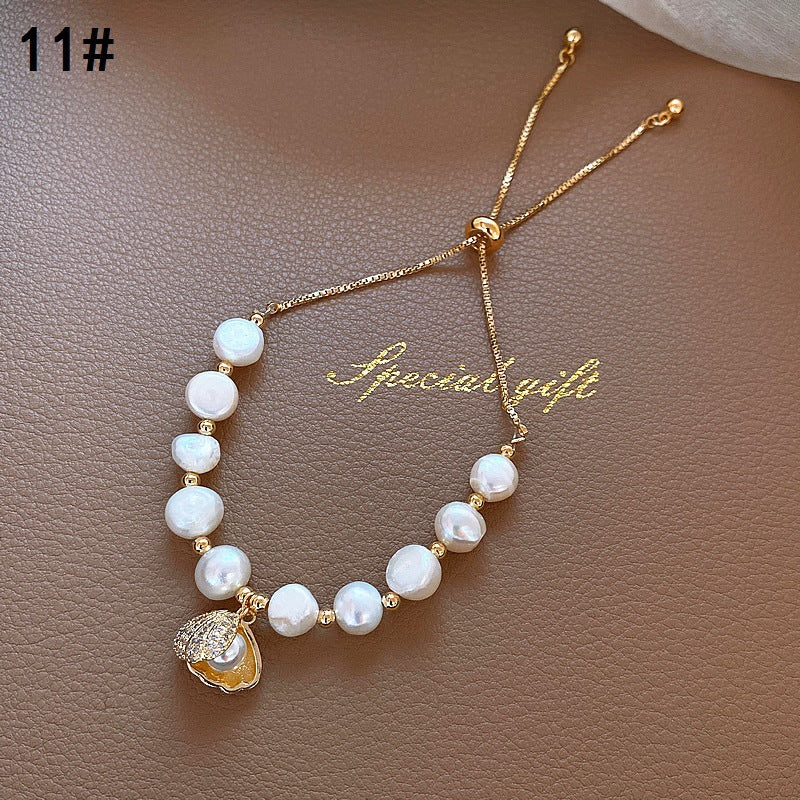 Pearlora™The Pearl Collection | Baroque Freshwater Pearl Bangle
