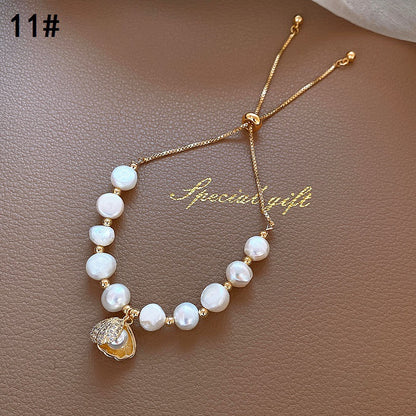 Pearlora™The Pearl Collection | Baroque Freshwater Pearl Bangle