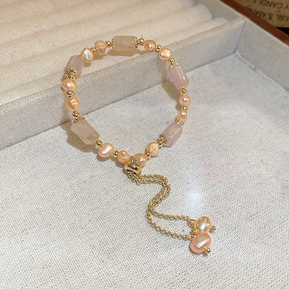 Pearlora™The Pearl Collection | Baroque Freshwater Pearl Bangle